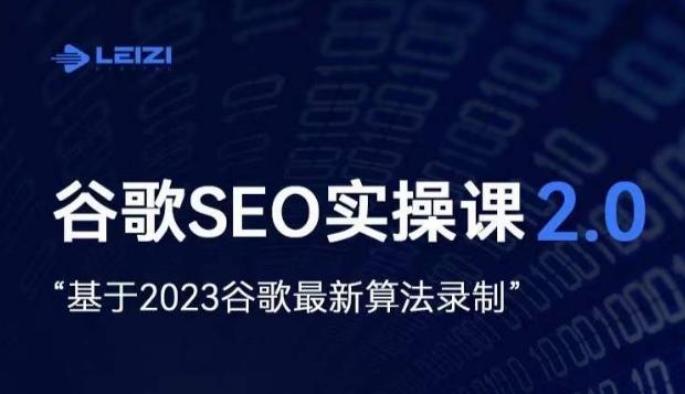 雷子·谷歌SEO 2.0实战课，独立站询盘自由必备，基于2023谷歌最新算法录制-汉兴项目网创资源网